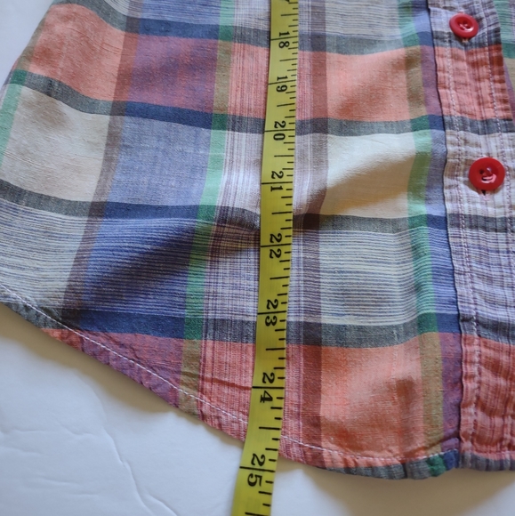 Vintage Gentleman John 60's Women's Shirt‎ Size XS/Sm Multicolored Plaid Checked - Picture 5 of 11